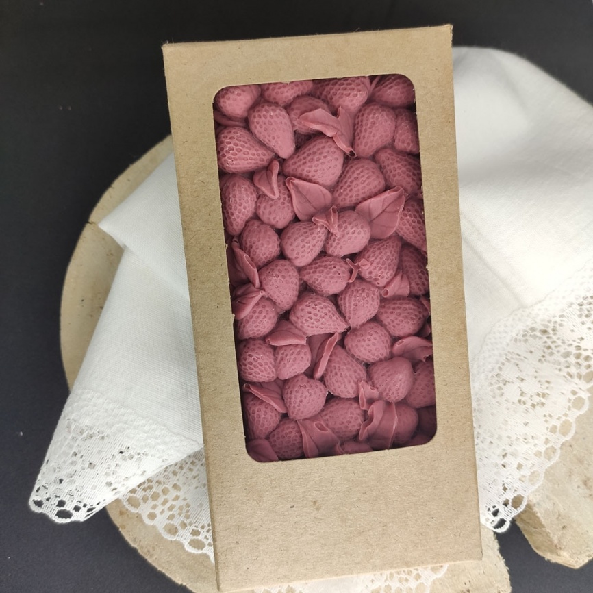 Малиновый гурмэ-шоколад белый 43% какао без ГМО, натуральный фото 2